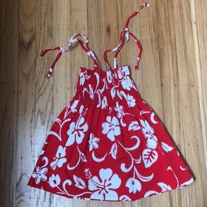 Hibiscus Hawaiian Print Dress